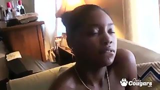 African teen first time webcam